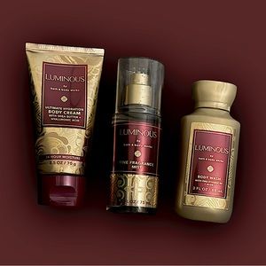 Luminous Bath and Body Works fragrance set